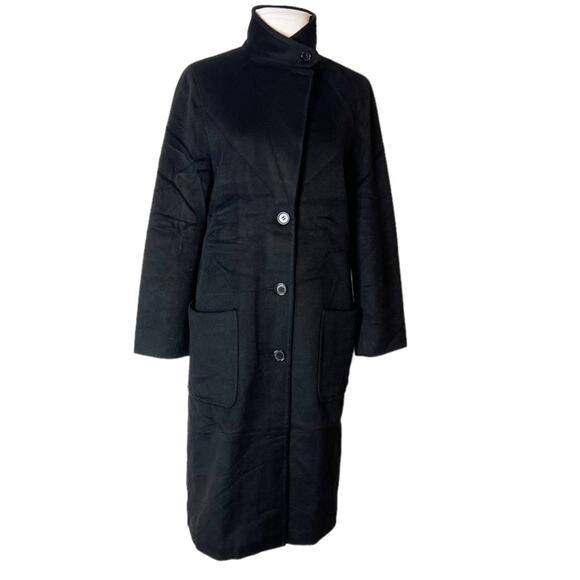 Max Mara wool and alpaca black coat - Picture 3 of 8